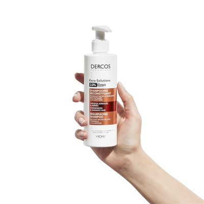 Шампунь Vichy Dercos Kera-Solutions с комплексом Про-Кератин восстановление поверхности волос, 250 мл