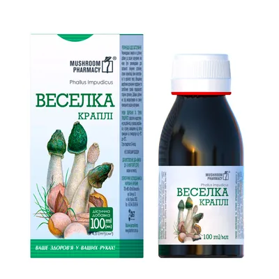 Гриб Веселка Mushroom Pharmacy Veselka краплі по 100 мл у флак.
