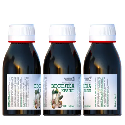 Гриб Веселка Mushroom Pharmacy Veselka краплі по 100 мл у флак.