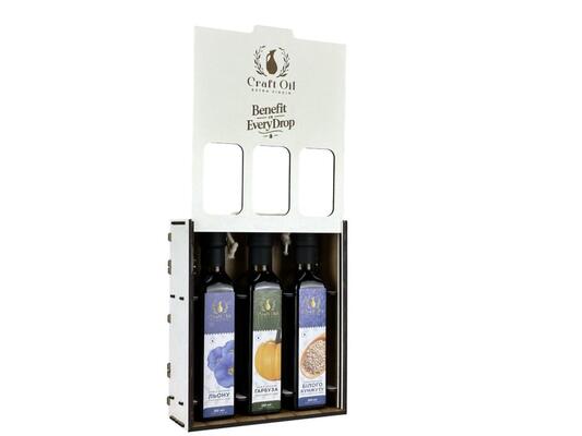 Набор CraftOil Гурманские салаты, натуральные масла для вкусных салатов и блюд