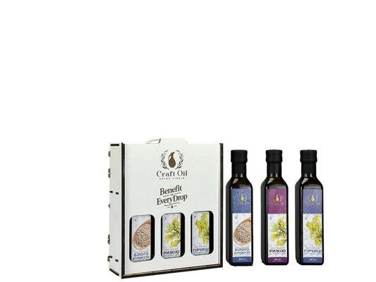 Набір CraftOil Ідеальне смаження, олії для смаження та приготування їжі