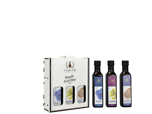 Набор CraftOil Здоровая кухня, натуральное масло для здорового питания