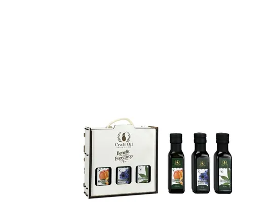 Набір CraftOil Здорова шкіра зсередини, натуральні олії для краси та здоров'я шкіри