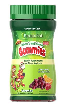Витаминно-минеральный комплекс для детей Puritan's Pride Children's Multivitamin Gummies, 60 жевательных пастилок