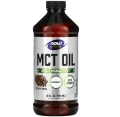 Олія органічна NOW MCT Oil шоколадний мокко, 473 мл