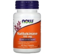Наттокиназа NOW Nattokinase 100 мг, 60 капсул