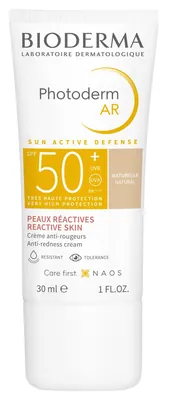 Крем сонцезахисний Bioderma Photoderm AR SPF50+ для обличчя з тональним ефектом, 30 мл