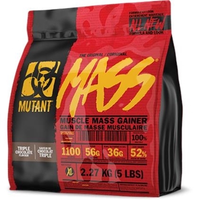 Гейнер Mutant Mass, тройной шоколад, 2270 г
