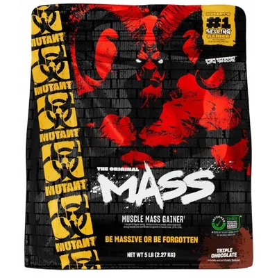 Гейнер Mutant Mass, потрійний шоколад, 2270 г