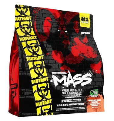Гейнер Mutant Mass, шоколадний брауні, 2270 г