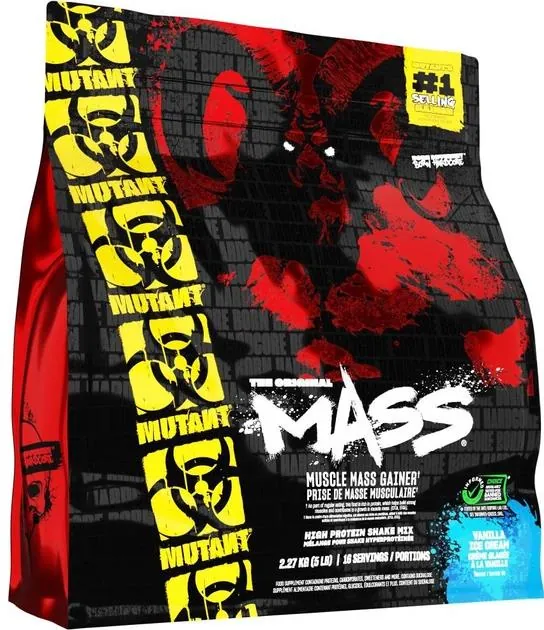 Гейнер Mutant Mass, ванільне морозиво, 2270 г