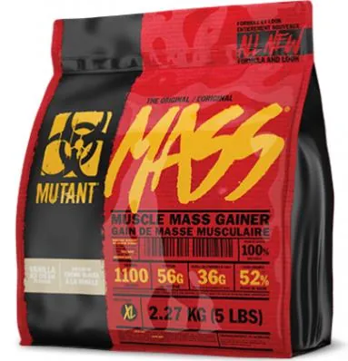 Гейнер Mutant Mass, ванільне морозиво, 2270 г