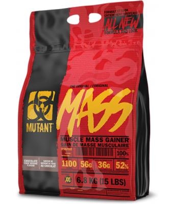 Гейнер Mutant Mass, шоколадный брауни, 6800 г