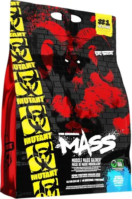 Гейнер Mutant Mass, ванільне морозиво, 6800 г