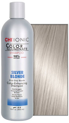 Шампунь CHI Ionic Color Illuminate Silver Blonde оттеночный Серебристый блонд, 355 мл