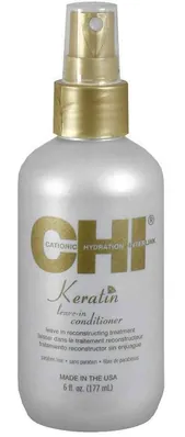 Кондиціонер CHI Keratin Weightless Leave-in Conditioner для пошкодженого волосся легкий незмивний Кератин, 177 мл