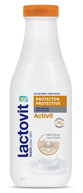 Гель для душу Lactovit Activit, 600 мл