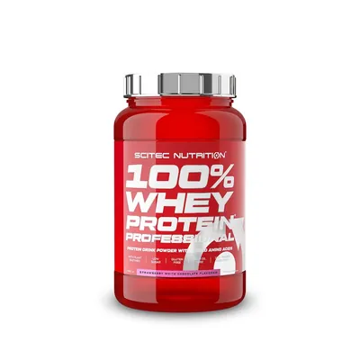 Протеїн сироватковий змішаний Scitec Nutrition 100% Whey Protein Professional полуниця-білий шоколад, 780 г