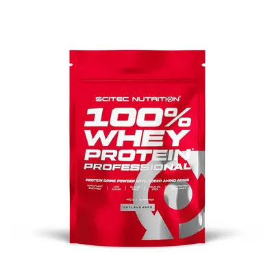 Протеїн сироватковий змішаний Scitec Nutrition 100% Whey Protein Professional без смаку, 400 г