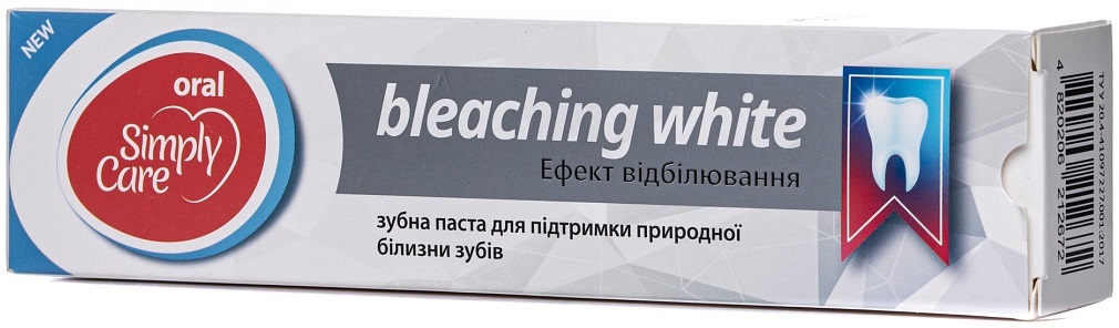 Зубная паста Simply Care Эффект отбеливания, 170 г