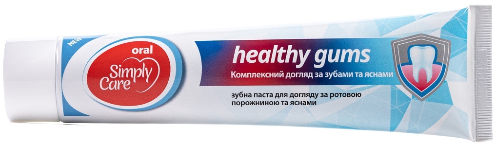 Зубная паста Simply Care Комплексный уход за зубами и деснами, 170 г