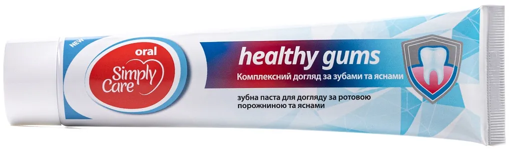 Зубна паста Simply Care Комплексний догляд за зубами та яснами, 170 г