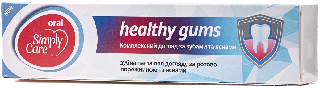 Зубная паста Simply Care Комплексный уход за зубами и деснами, 170 г