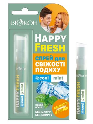 Спрей для ротової порожнини Біокон Happy Fresh Cool mint, 10 мл