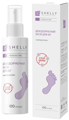 Средство для ног Shelly дезодорирующее пролонгированного действия с фарнезолом, 100 мл