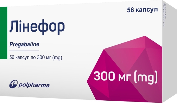 Линефор капсулы тв. по 300 мг №56 (14х4)