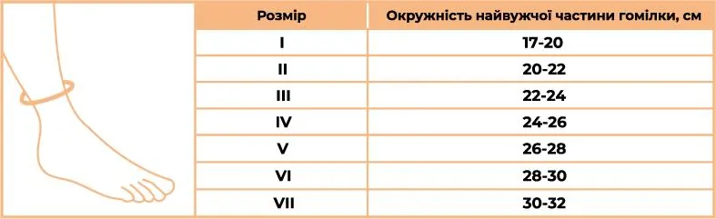 Бандаж для гомілковостопного суглобу Ortonia Soft Support Ankle Еластичний, колір беж, розмір 1