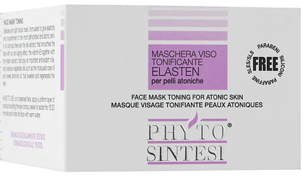Маска для обличчя Phyto Sintesi Elasten з еластаном для пружності шкіри, 50 мл