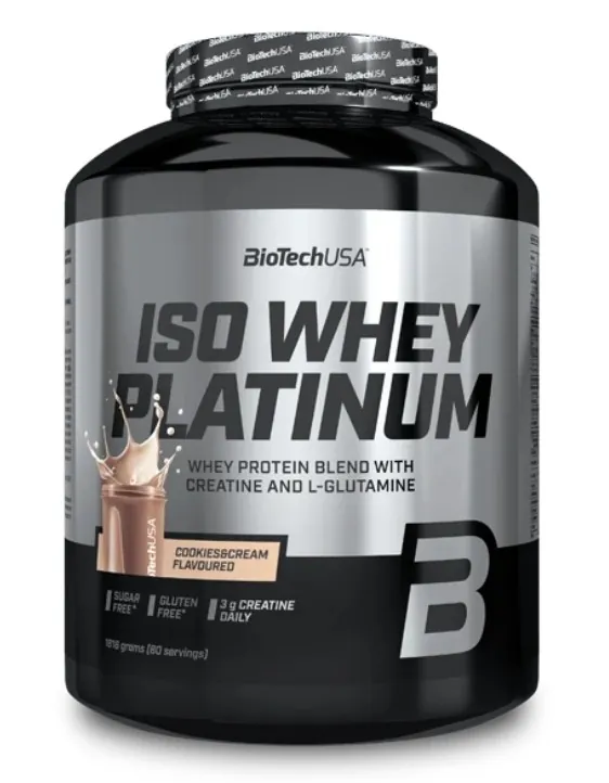 Протеїн сироватковий змішаний Biotech Iso Whey Platinum печиво з кремом, 1,816 кг