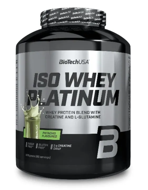 Протеїн сироватковий змішаний Biotech Iso Whey Platinum фісташка, 1,816 кг