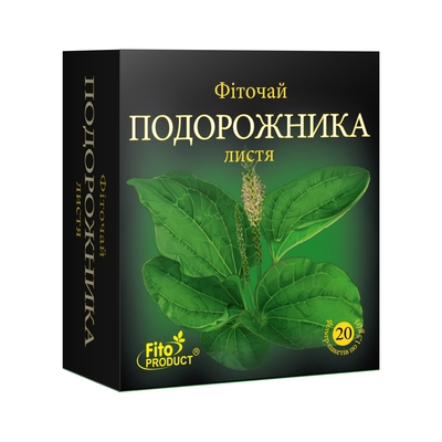 Фиточай Фитопродукт №44 Подорожника листья по 1,5 г №20 в фил.-пак.