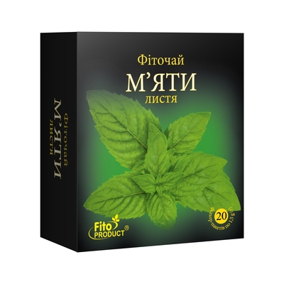 Фиточай Фитопродукт Мяты листья по 1,5 г №20 в фил.-пак.