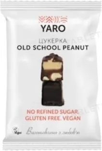 Цукерка YARO Old School Peanut, 1 штука 18 г