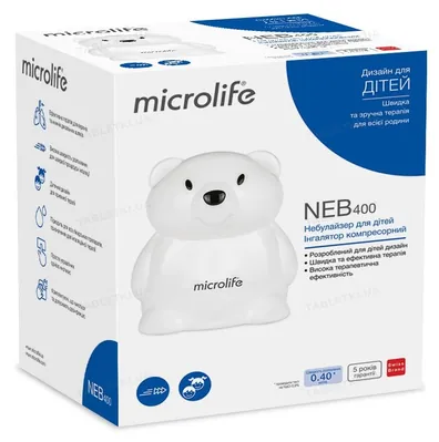 Інгалятор (небулайзер) Microlife NEB 400 компресорний