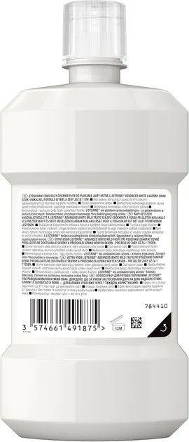 Ополіскувач для порожнини рота Listerine Advanced White Ультравідбілювання, 500 мл