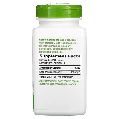 Готу Кола Nature's Way Gotu Kola Herb, 180 капсул