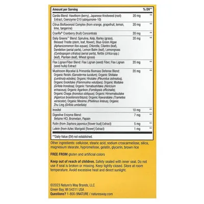 Мультивітаміни для жінок 50+ Nature's Way Alive! Women's Ultra Multivitamin 50+, 60 таблеток