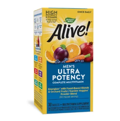 Мультивітаміни Nature's Way Alive! Men's Ultra Potency для чоловіків, 30 таблеток