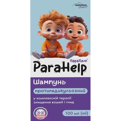 Шампунь Solution pharm Парахелп противопаразитарный от вшей и гнид, 100 мл