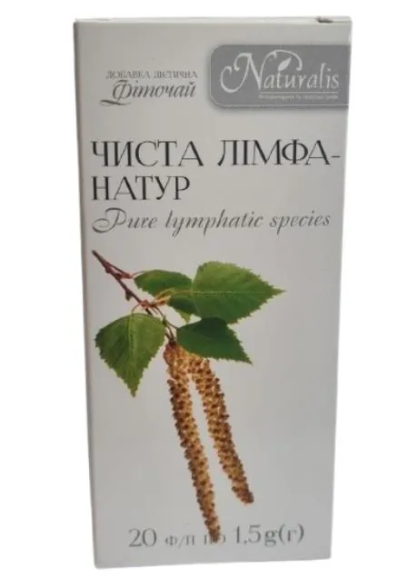 Фіточай Naturalis Чиста лімфа-натур по 1,5 г №20 у філ.-пак.