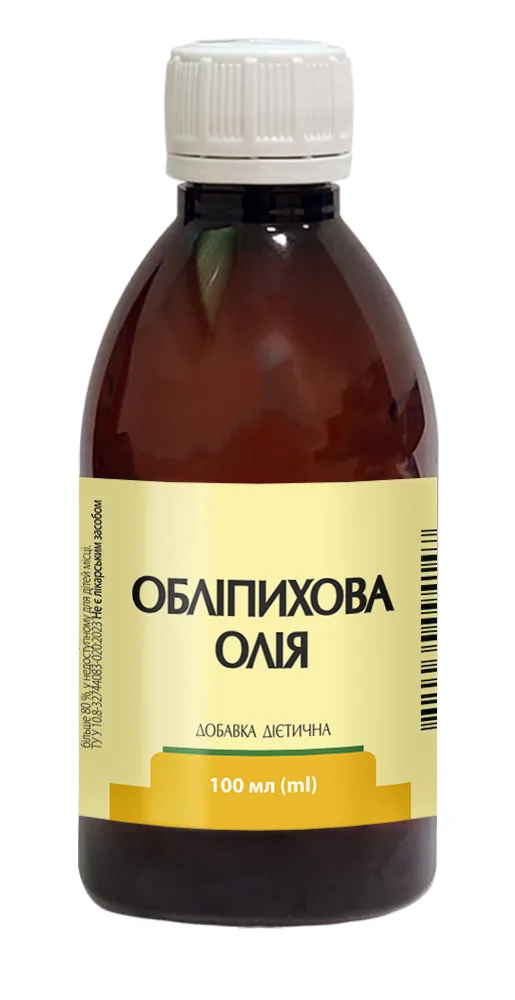 Обліпихова олія по 100 мл у флак.