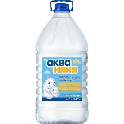 Вода питна Аква Няня негазована дитяча, 5 л