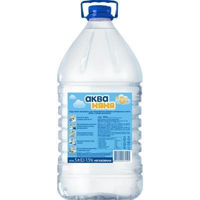 Вода питьевая Аква Няня детская негазированная, 5 л