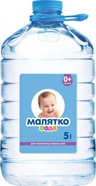 Вода питна Малятко дитяча негазована, 5 л