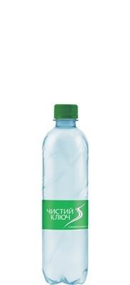 Вода питна Чистий ключ, слабогазована, 0,5 л