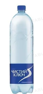 Вода питна Чистий ключ, сильногазована, 1,5 л